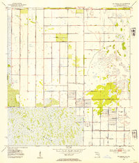 1953 Map of Fellsmere NW, 1954 Print