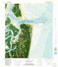 Download a high-resolution, GPS-compatible USGS topo map for Fernandina Beach, FL (1988 edition)