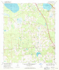 preview thumbnail of historical topo map of Marion County, FL in 1969