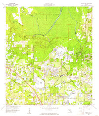 1959 Map of Altamonte Springs, FL, 1961 Print