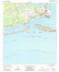 Download a high-resolution, GPS-compatible USGS topo map for Fort Barrancas, FL (1987 edition)