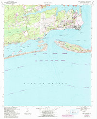 Download a high-resolution, GPS-compatible USGS topo map for Fort Barrancas, FL (1993 edition)
