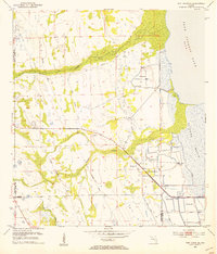 Download a high-resolution, GPS-compatible USGS topo map for Fort Drum NE, FL (1954 edition)
