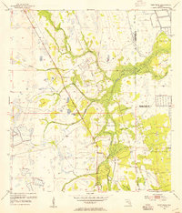 Download a high-resolution, GPS-compatible USGS topo map for Fort Drum, FL (1954 edition)