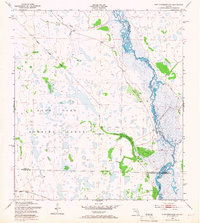 1952 Map of Fort Kissimmee NW, 1967 Print