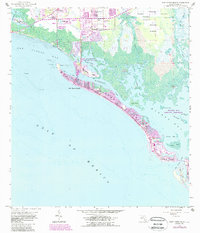 Download a high-resolution, GPS-compatible USGS topo map for Fort Myers Beach, FL (1987 edition)