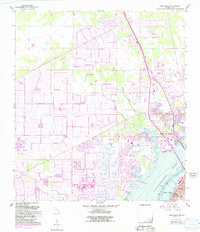 1958 Map of Fort Myers NW, 1991 Print