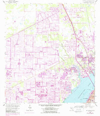 1958 Map of Fort Myers NW, 1988 Print
