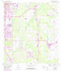 1958 Map of Fort Myers, FL, 1988 Print