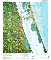 preview thumbnail of historical topo map of Fort Pierce, FL in 1972