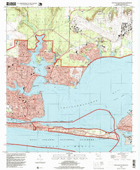 Download a high-resolution, GPS-compatible USGS topo map for Fort Walton Beach, FL (1999 edition)