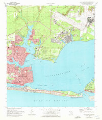 Download a high-resolution, GPS-compatible USGS topo map for Fort Walton Beach, FL (1972 edition)