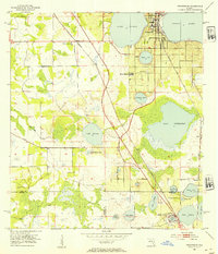 Download a high-resolution, GPS-compatible USGS topo map for Frostproof, FL (1954 edition)