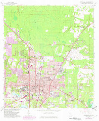 Download a high-resolution, GPS-compatible USGS topo map for Gainesville East, FL (1982 edition)