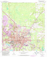 Download a high-resolution, GPS-compatible USGS topo map for Gainesville East, FL (1988 edition)