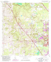 Download a high-resolution, GPS-compatible USGS topo map for Gainesville West, FL (1986 edition)