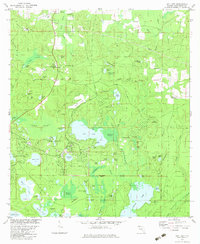 Download a high-resolution, GPS-compatible USGS topo map for Gap Lake, FL (1983 edition)