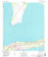 Download a high-resolution, GPS-compatible USGS topo map for Garcon Point, FL (1992 edition)
