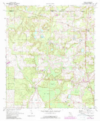 Download a high-resolution, GPS-compatible USGS topo map for Gaskin, FL (1987 edition)