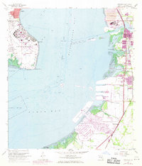 1956 Map of Apollo Beach, FL, 1971 Print