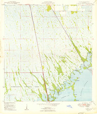 preview thumbnail of historical topo map of Miami-Dade County, FL in 1950