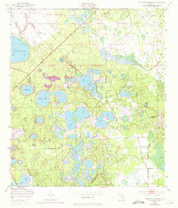 Download a high-resolution, GPS-compatible USGS topo map for Gold Head Branch, FL (1972 edition)