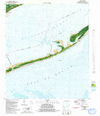 Download a high-resolution, GPS-compatible USGS topo map for Goose Island, FL (1992 edition)