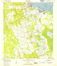 Download a high-resolution, GPS-compatible USGS topo map for Green Cove Springs, FL (1953 edition)