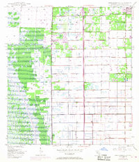 1945 Map of Greenacres City, 1968 Print