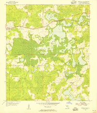 1954 Map of Madison County, FL, 1956 Print