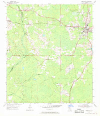 1954 Map of Greenville, 1968 Print