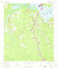 Download a high-resolution, GPS-compatible USGS topo map for Gross, FL (1972 edition)