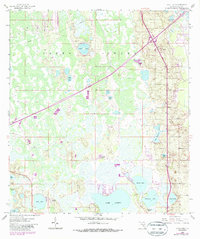 Download a high-resolution, GPS-compatible USGS topo map for Gum Lake, FL (1987 edition)