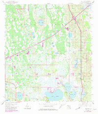 Download a high-resolution, GPS-compatible USGS topo map for Gum Lake, FL (1981 edition)