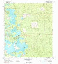 Download a high-resolution, GPS-compatible USGS topo map for Halfmoon Lake, FL (1990 edition)