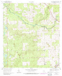 Download a high-resolution, GPS-compatible USGS topo map for High Springs SW, FL (1988 edition)