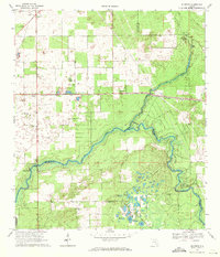 preview thumbnail of historical topo map of Suwannee County, FL in 1968