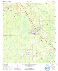 Download a high-resolution, GPS-compatible USGS topo map for Hilliard, FL (1992 edition)