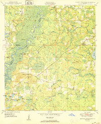 Download a high-resolution, GPS-compatible USGS topo map for Hinsons Cross Roads, FL (1950 edition)