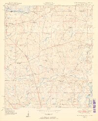 1950 Map of Hobbs Cross Roads