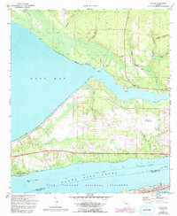 Download a high-resolution, GPS-compatible USGS topo map for Holley, FL (1993 edition)