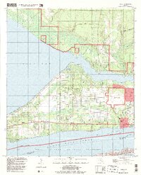 preview thumbnail of historical topo map of Holley, FL in 1994