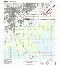 Download a high-resolution, GPS-compatible USGS topo map for Homestead, FL (1999 edition)