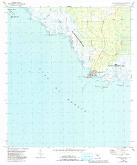 Download a high-resolution, GPS-compatible USGS topo map for Horseshoe Beach, FL (1993 edition)