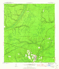 1945 Map of Hosford, FL, 1960 Print