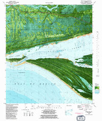 preview thumbnail of historical topo map of Franklin County, FL in 1982