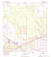 preview thumbnail of historical topo map of Martin County, FL in 1953