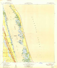 Download a high-resolution, GPS-compatible USGS topo map for Indrio, FL (1950 edition)