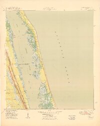 preview thumbnail of historical topo map of St. Lucie County, FL in 1950