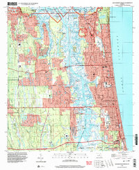 Download a high-resolution, GPS-compatible USGS topo map for Jacksonville Beach, FL (2003 edition)